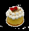 Vanille cheesecake Haselnuss Erdbeere