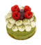 Matcha cheesecake Himbeere Marmelade