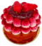 Red velvet cheesecake Erdbeere Marmelade